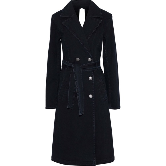 Marissa Webb Ross Denim Trench Dress - Picture 3 of 6